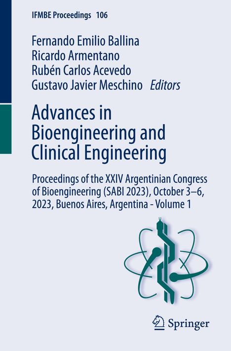 Advances in Bioengineering and Clinical Engineering, Buch