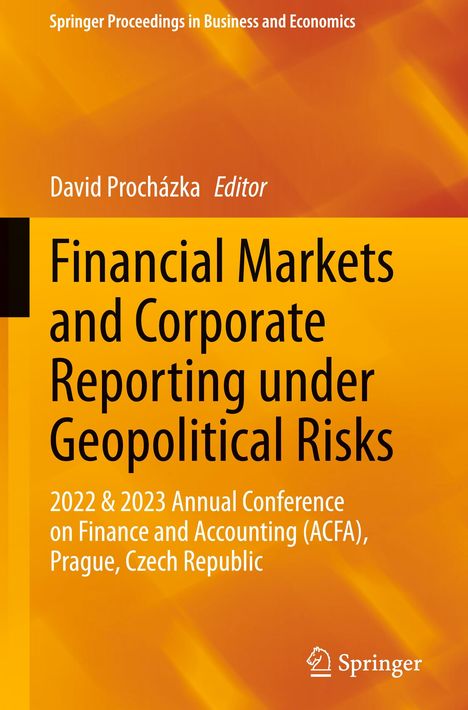 Financial Markets and Corporate Reporting under Geopolitical Risks, Buch