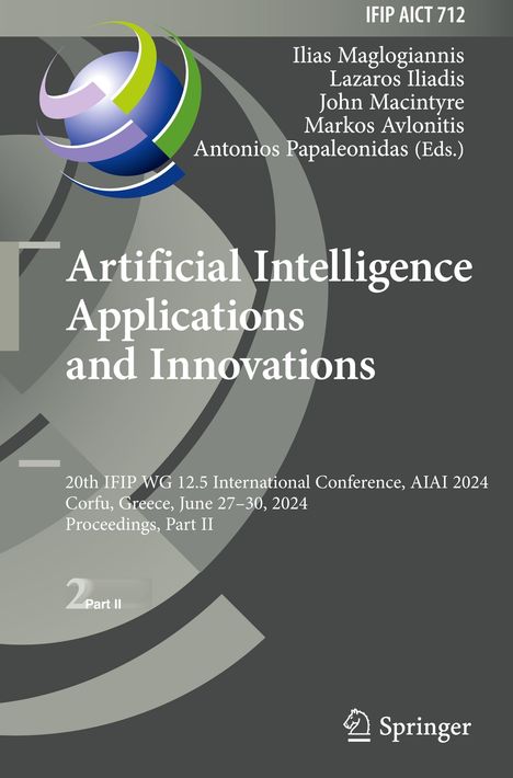 Artificial Intelligence Applications and Innovations, Buch