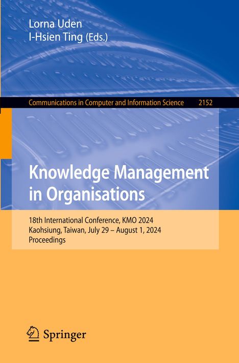 Knowledge Management in Organisations, Buch