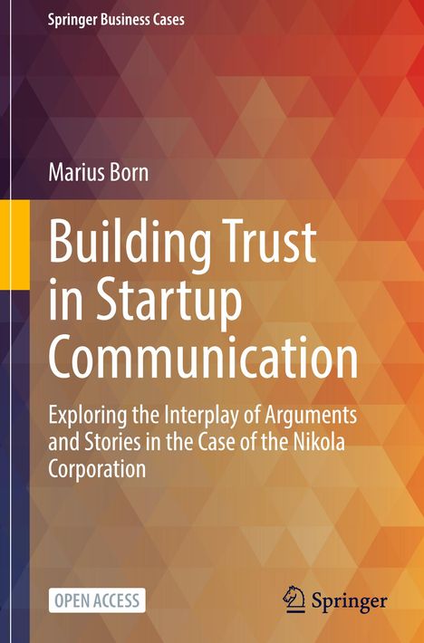 Marius Born: Building Trust in Startup Communication, Buch