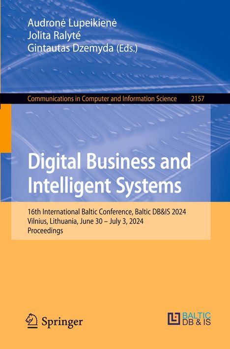 Digital Business and Intelligent Systems, Buch