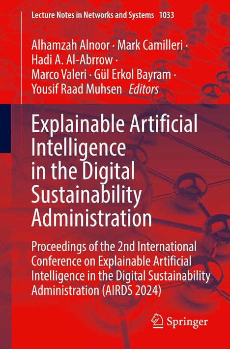 Explainable Artificial Intelligence in the Digital Sustainability Administration, Buch