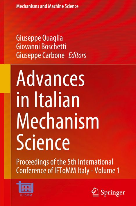 Advances in Italian Mechanism Science, Buch