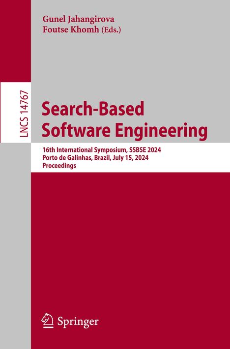 Search-Based Software Engineering, Buch