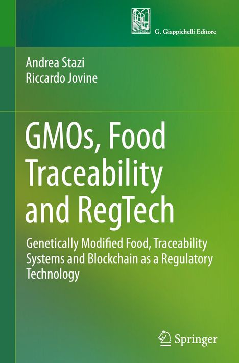 Riccardo Jovine: GMOs, Food Traceability and RegTech, Buch