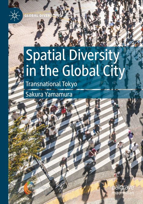 "Spatial Diversity in the Global City" zeigt eine belebte Kreuzung in Tokio aus der Vogelperspektive.
