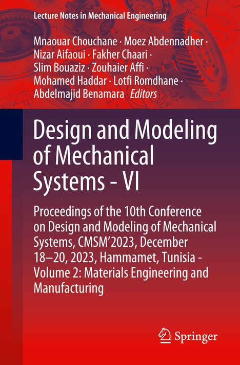 Design and Modeling of Mechanical Systems - VI, Buch