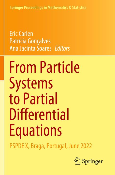 "From Particle Systems to Partial Differential Equations" in großen Buchstaben; darunter Springer-Logo.