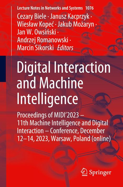 Digital Interaction and Machine Intelligence, Buch