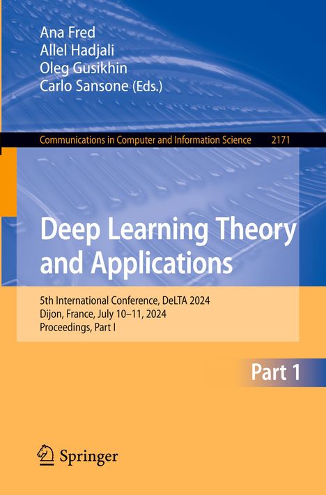 Deep Learning Theory and Applications, Buch