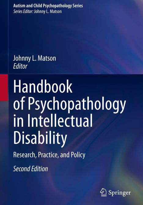 Handbook of Psychopathology in Intellectual Disability, Buch