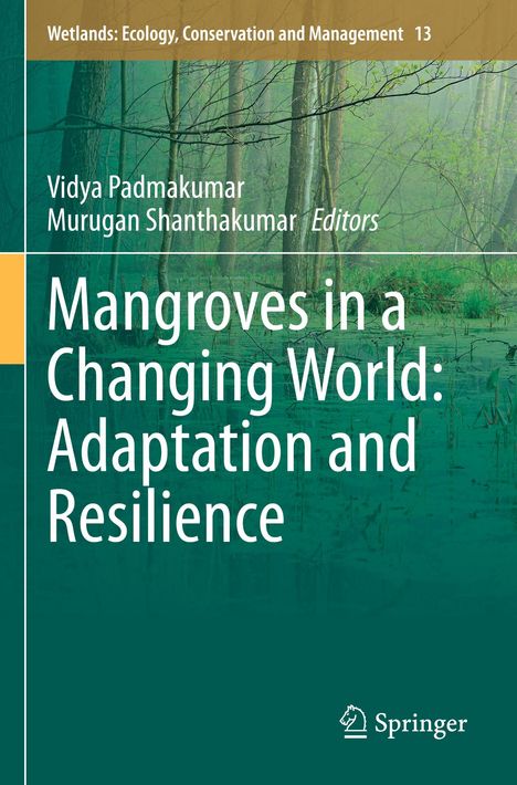 Titel: "Mangroves in a Changing World: Adaptation and Resilience". Hintergrundbild zeigt Mangrovenbäume im Wasser.