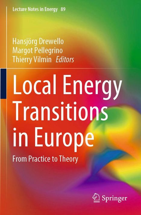 „Local Energy Transitions in Europe“: Ein Farbverlauf von Grün zu Orange mit dem Springer-Logo.