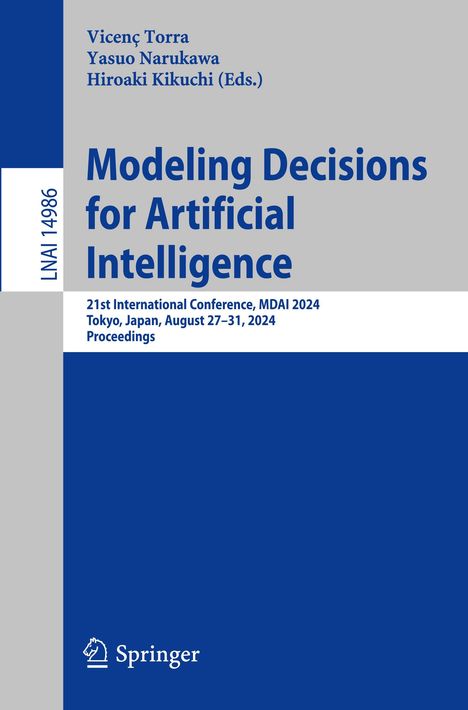 Modeling Decisions for Artificial Intelligence, Buch