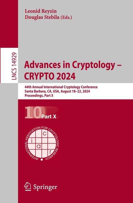 Advances in Cryptology ¿ CRYPTO 2024, Buch