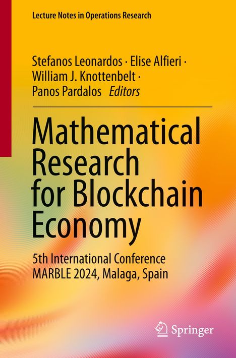 Mathematical Research for Blockchain Economy, Buch