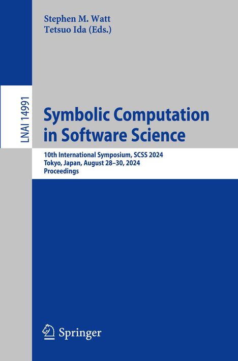 Symbolic Computation in Software Science, Buch