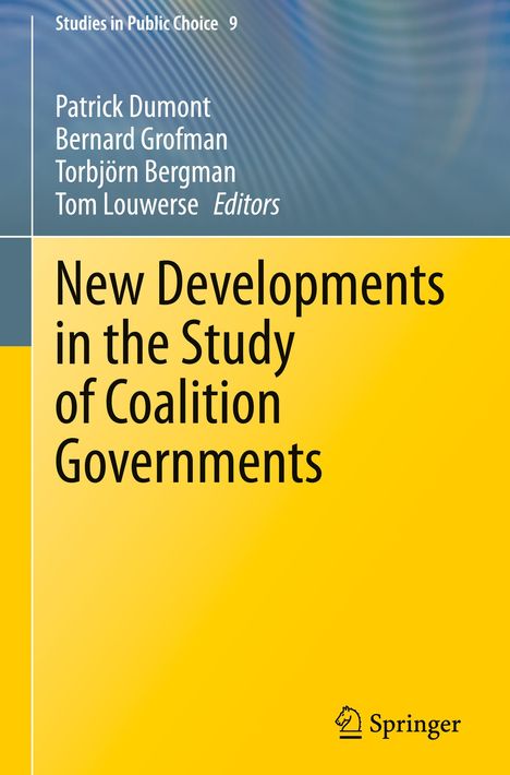 New Developments in the Study of Coalition Governments, Buch