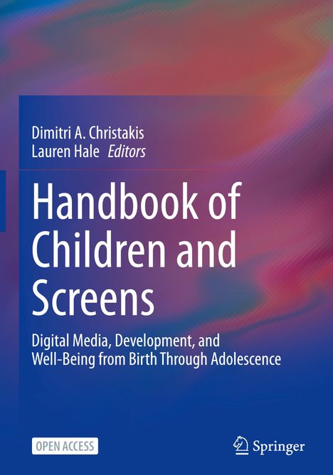 Handbook of Children and Screens, Buch