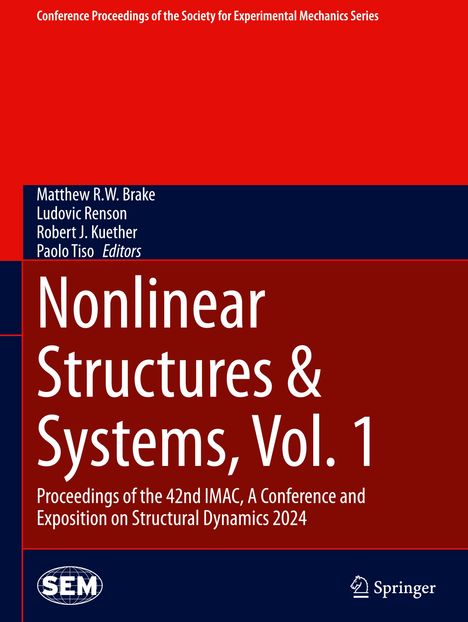 Nonlinear Structures &amp; Systems, Vol. 1, Buch