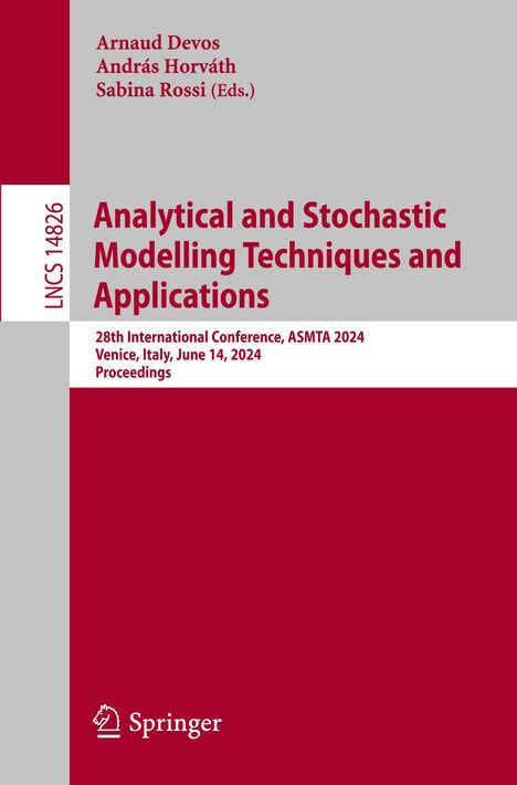 Analytical and Stochastic Modelling Techniques and Applications, Buch