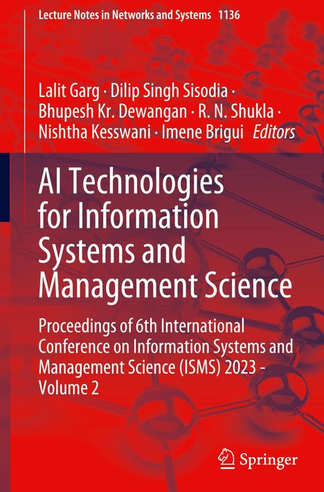 AI Technologies for Information Systems and Management Science, Buch