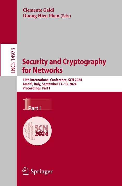 Security and Cryptography for Networks, Buch