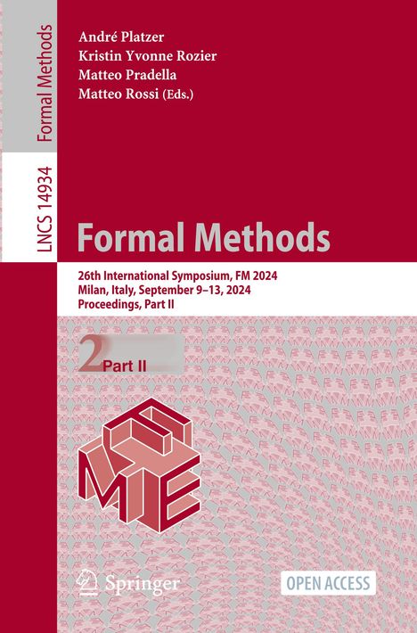 Formal Methods, Buch