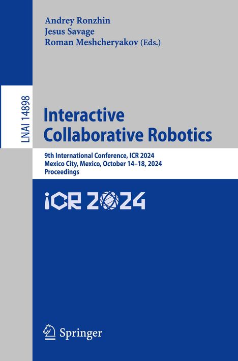 Interactive Collaborative Robotics, Buch