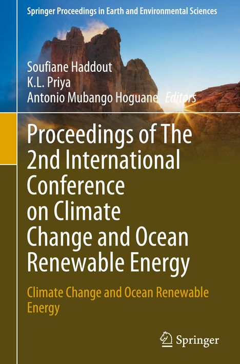 Proceedings of The 2nd International Conference on Climate Change and Ocean Renewable Energy, Buch