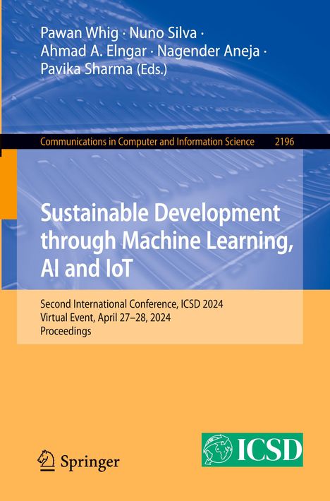 Sustainable Development through Machine Learning, AI and IoT, Buch