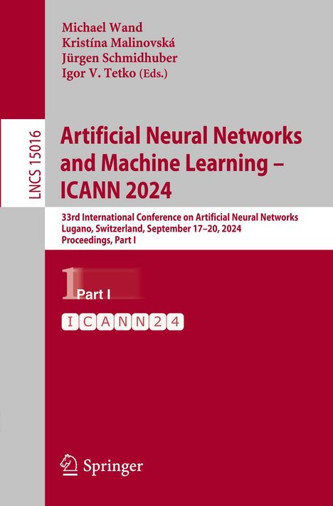 Artificial Neural Networks and Machine Learning ¿ ICANN 2024, Buch