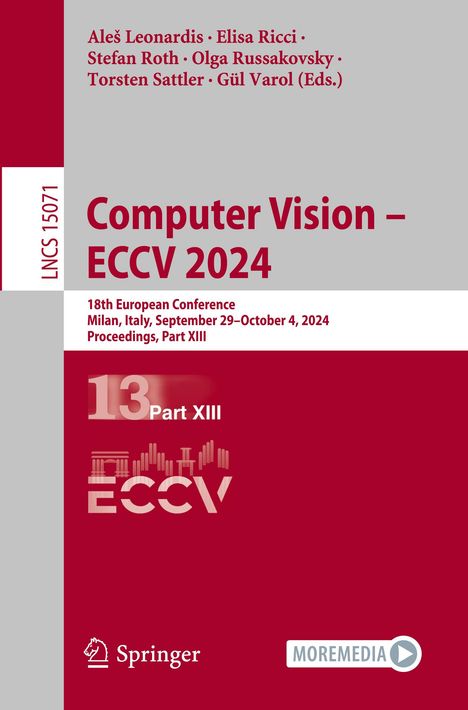 Computer Vision ¿ ECCV 2024, Buch