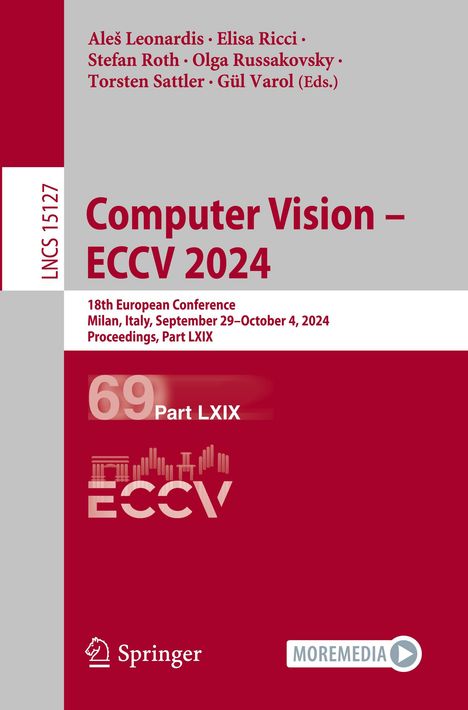 Computer Vision - ECCV 2024, Buch