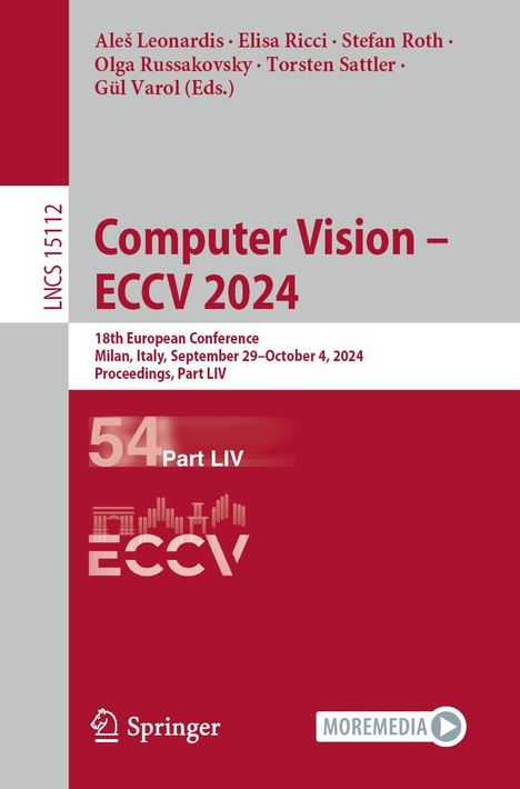 Computer Vision ¿ ECCV 2024, Buch