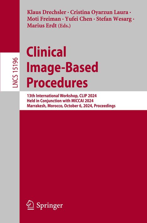 Clinical Image-Based Procedures, Buch