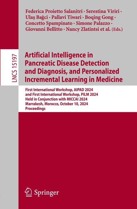 Artificial Intelligence in Pancreatic Disease Detection and Diagnosis, and Personalized Incremental Learning in Medicine, Buch