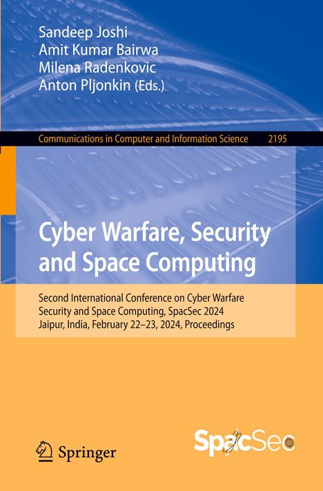 Cyber Warfare, Security and Space Computing, Buch