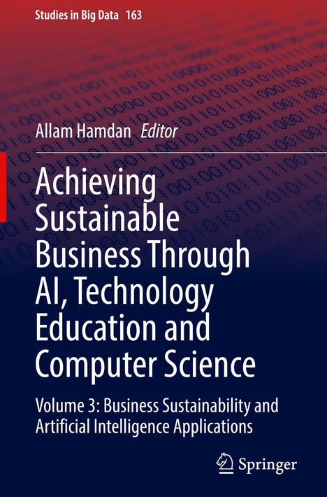 Achieving Sustainable Business Through AI, Technology Education and Computer Science, Buch