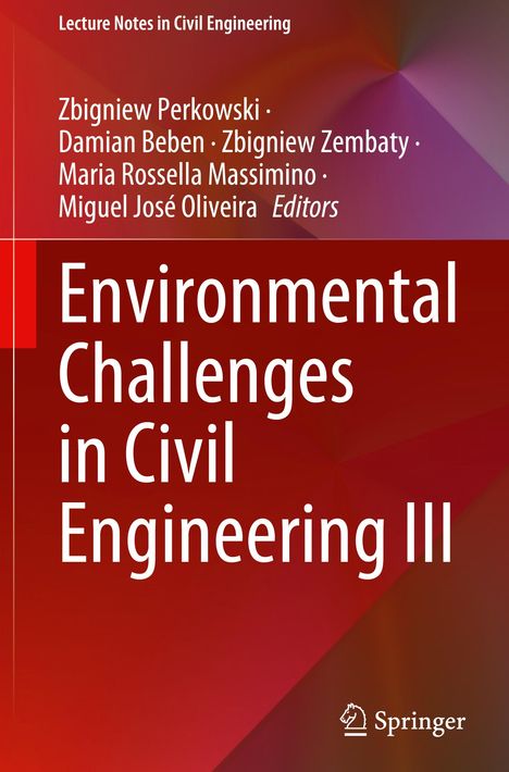 Environmental Challenges in Civil Engineering III, Buch