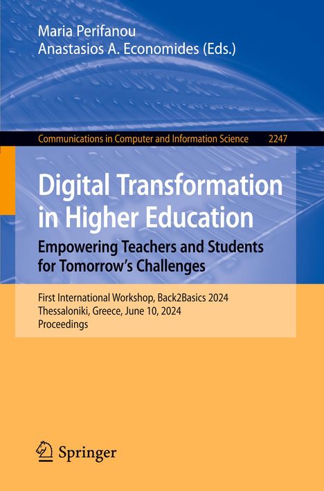 Digital Transformation in Higher Education. Empowering Teachers and Students for Tomorrow¿s Challenges, Buch