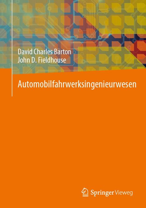 David Charles Barton: Automobilfahrwerksingenieurwesen, Buch