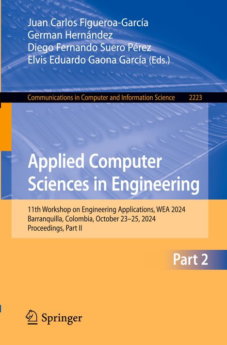 Applied Computer Sciences in Engineering, Buch