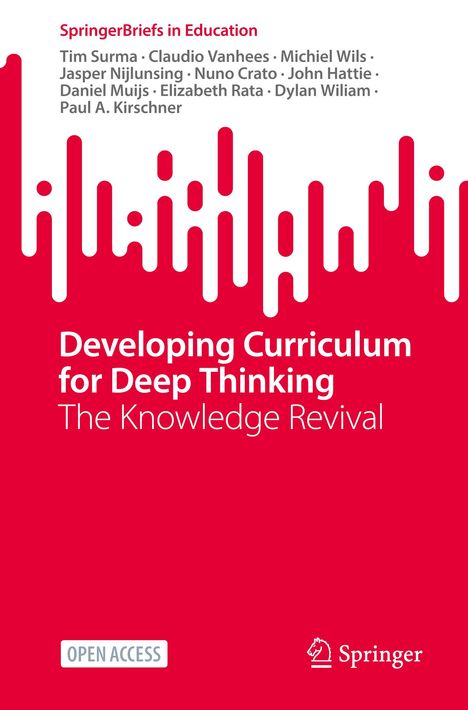 Tim Surma: Developing Curriculum for Deep Thinking, Buch