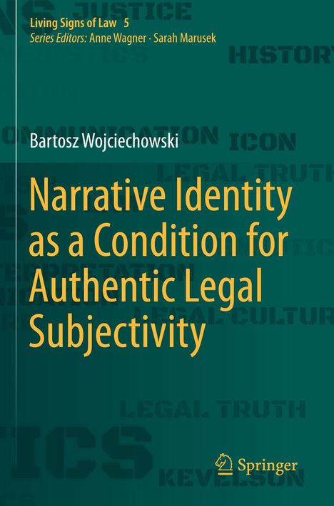 Titel: "Narrative Identity as a Condition for Authentic Legal Subjectivity" von Bartosz Wojciechowski. Springer-Logo unten.