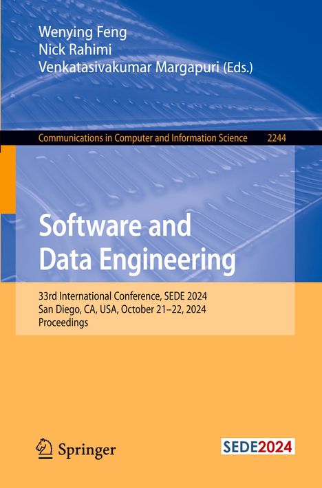 Software and Data Engineering, Buch