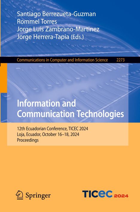 Information and Communication Technologies, Buch