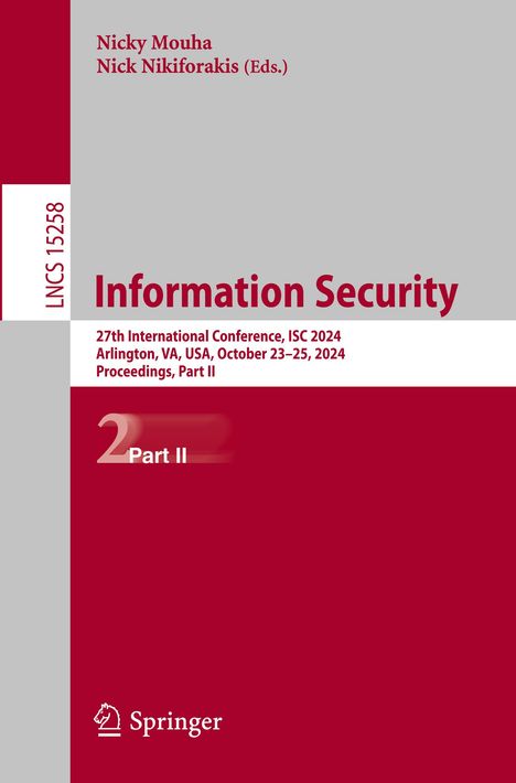 Information Security, Buch