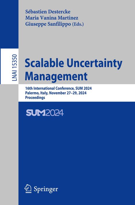 Scalable Uncertainty Management, Buch